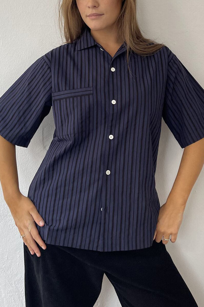Camilla Navy/Black Stripe - Bilde 2