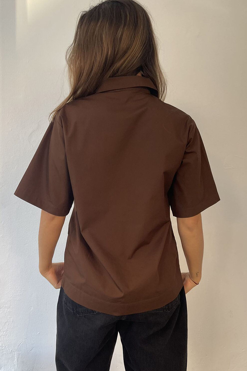 Camilla Shirt Brown - Bilde 2