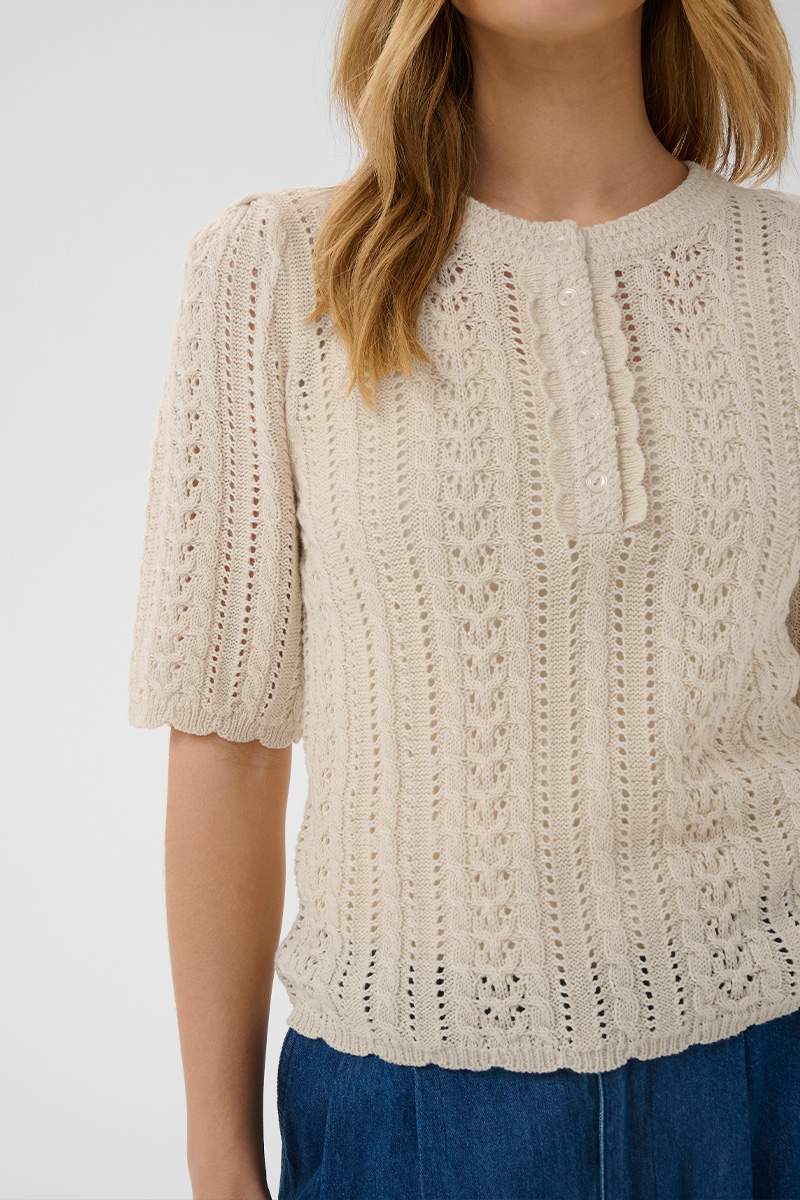 DarnellaPW Pullover Whitecap Grey