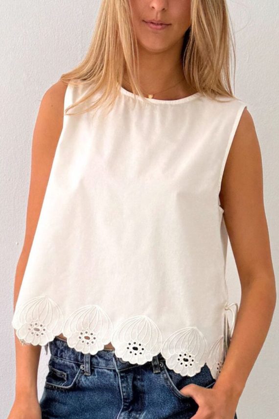 Eva Top Offwhite