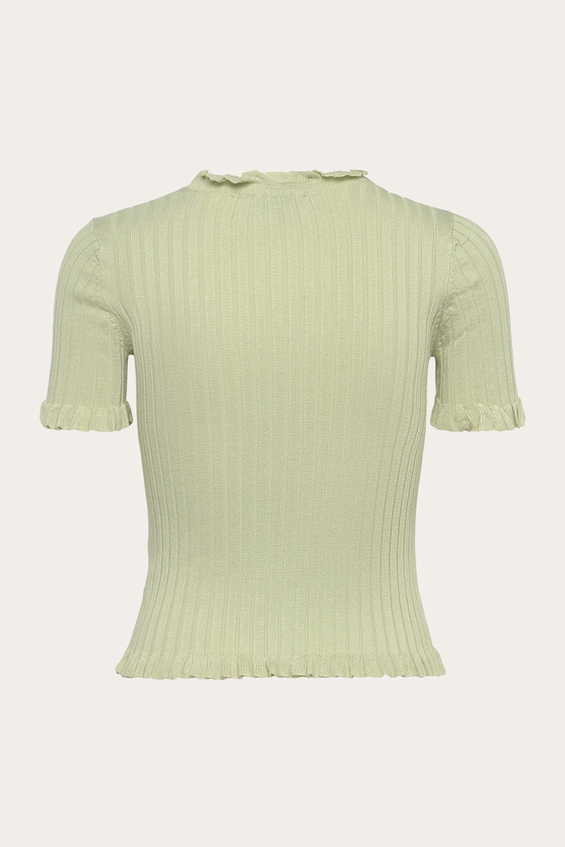 Fabia SS Tee Dusty Green - Bilde 2