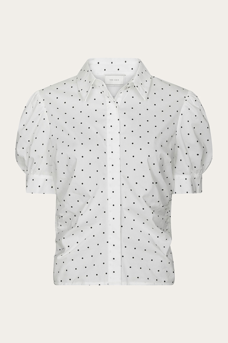 Frannie Dot Shirt Offwhite - Bilde 3