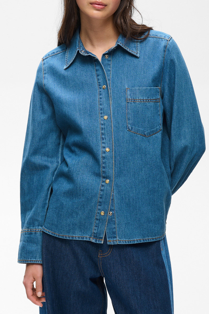 GlennIW Shirt Faded Blue - Bilde 2