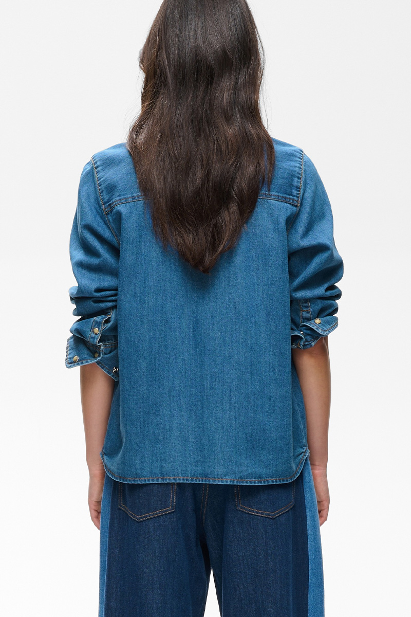 GlennIW Shirt Faded Blue - Bilde 3