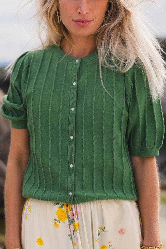 Guru 2/4 Cardigan English Ivy