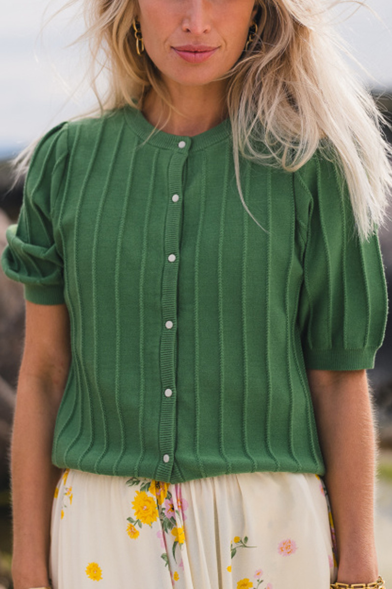 Guru 2/4 Cardigan English Ivy