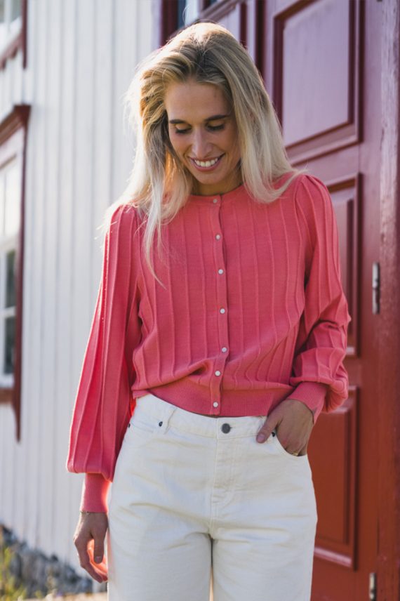Guru Cardigan Tea Rose