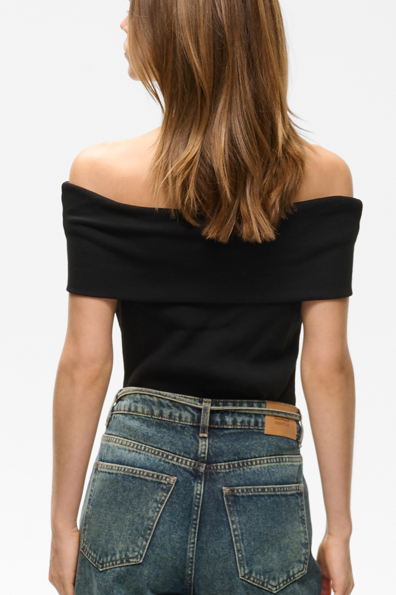 GZDrew Off Shoulder Top Black - Bilde 2