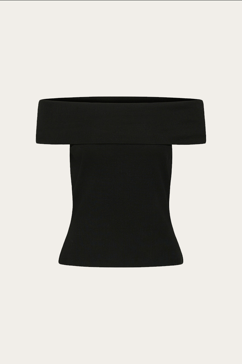 GZDrew Off Shoulder Top Black - Bilde 4