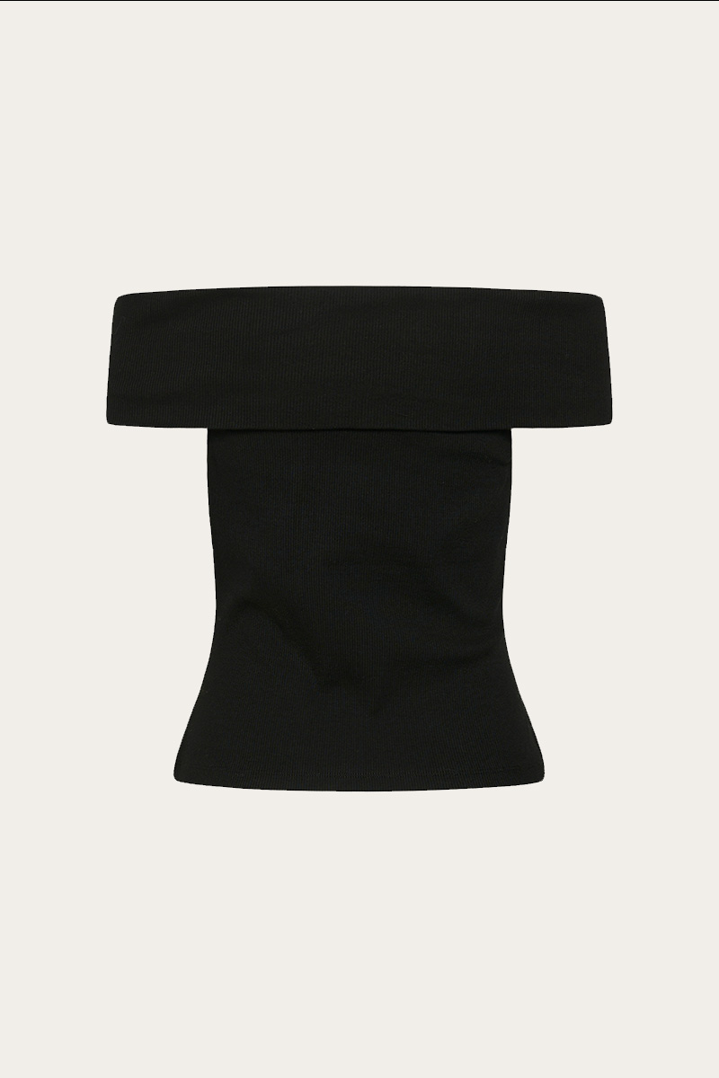 GZDrew Off Shoulder Top Black - Bilde 5