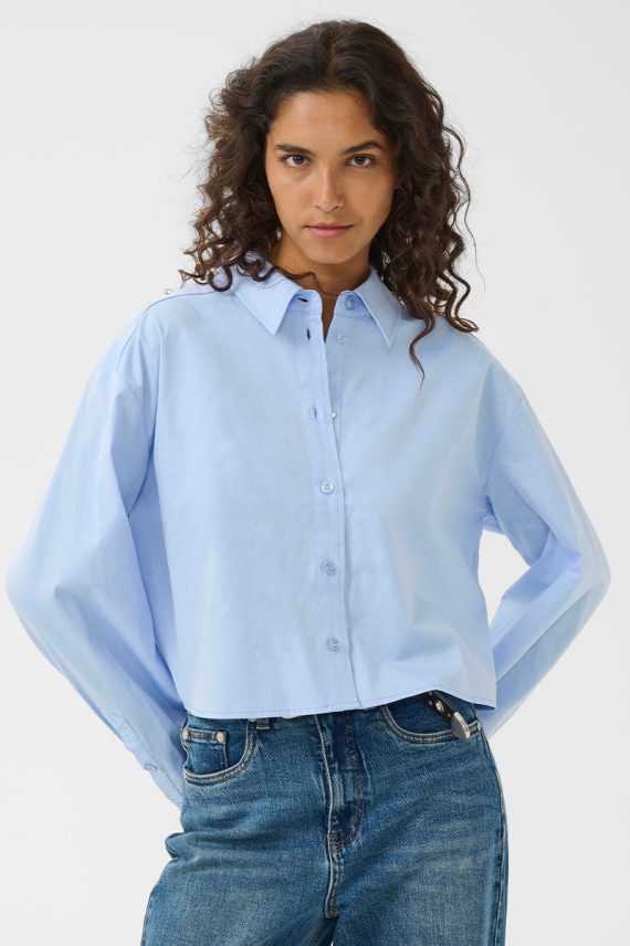 GZYork Short Shirt Chambray Blue Melange