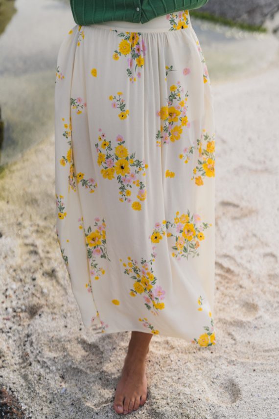 Irene HW Skirt Mimosa Flower