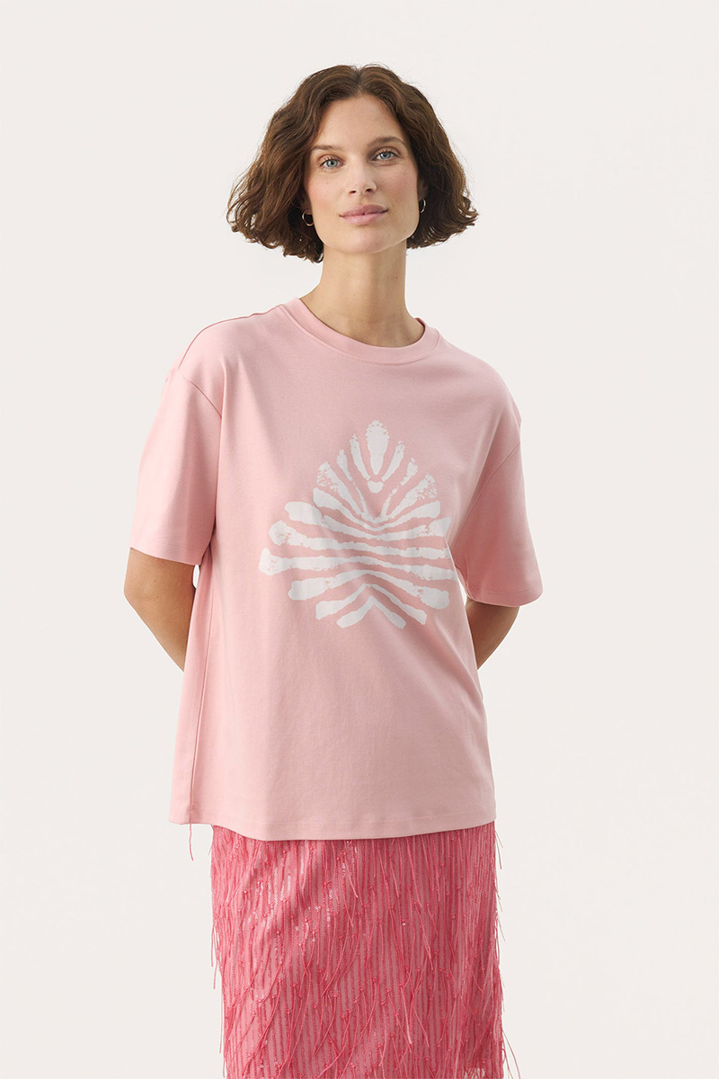 JaminaPW TS Rose Tofu Graphic Print