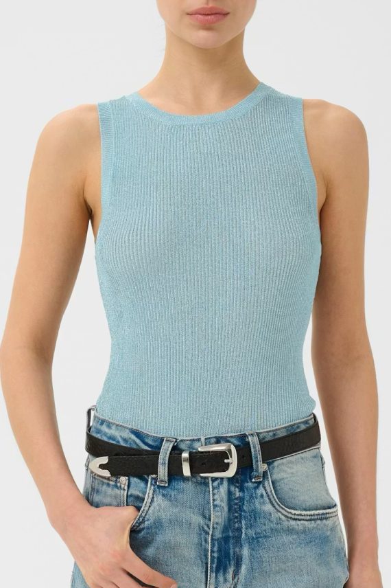 SilviGZ Top Arctic Blue Metallic