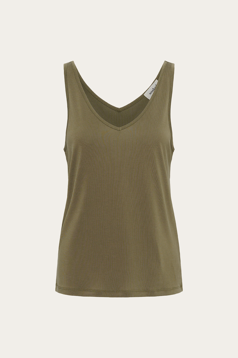 SLColumbine Tank Top Dusky Green - Bilde 3