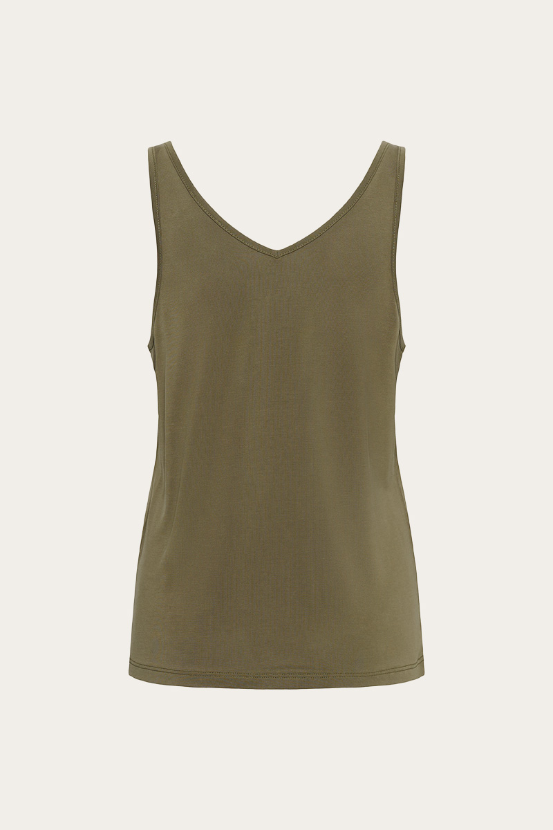SLColumbine Tank Top Dusky Green - Bilde 4