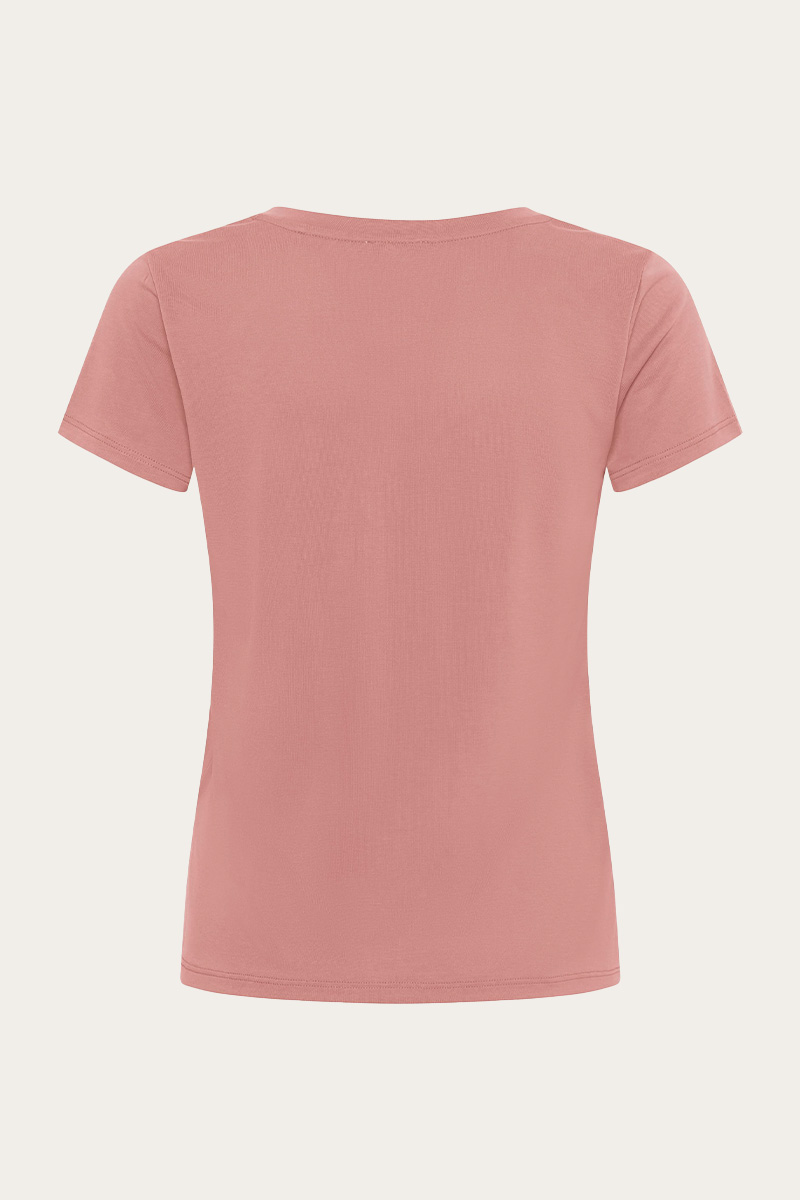 SLColumbine V-Neck SS Ash Rose - Bilde 4