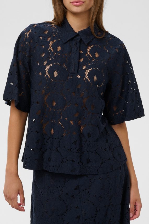 SLTaya Polo Shirt SS Night Sky/Blue