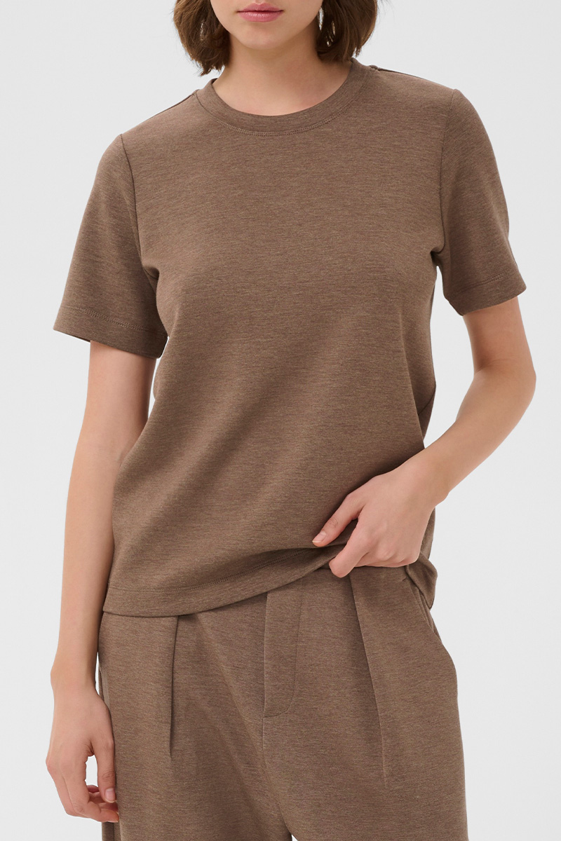 Vincent IW Karmen T-Shirt Coffee Quartz Melange