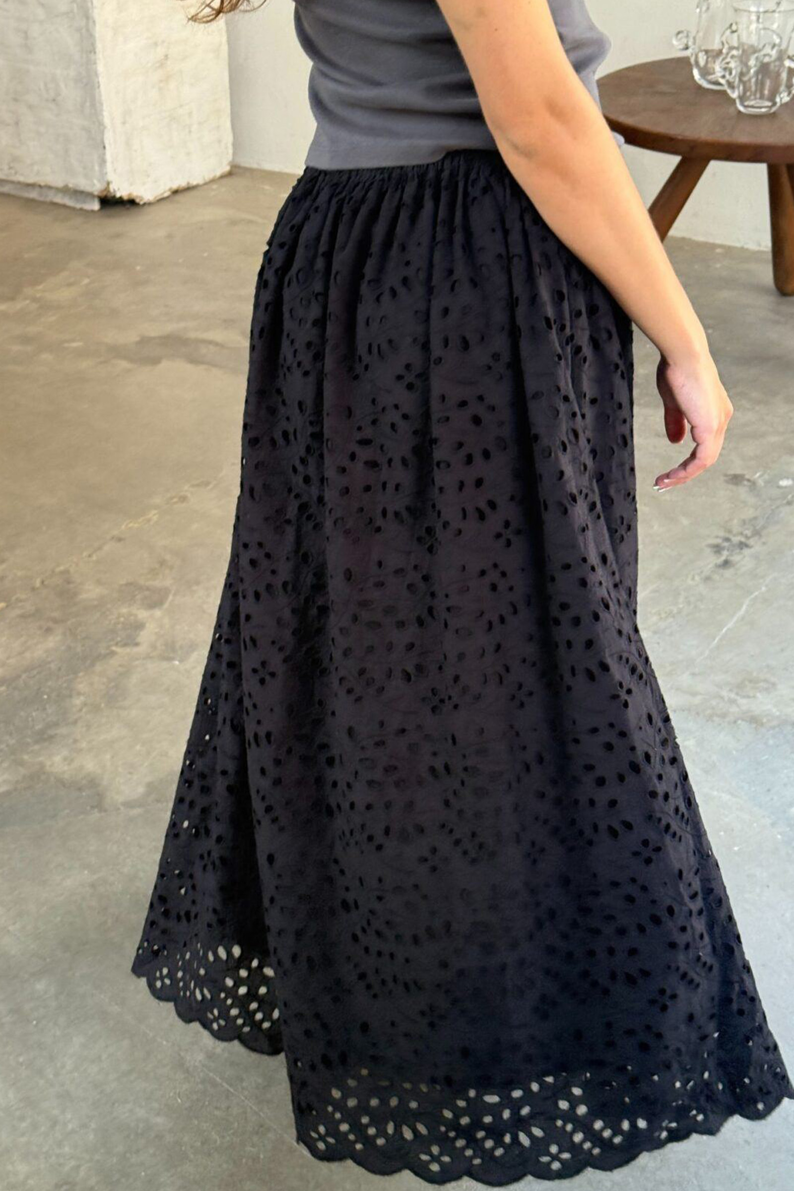 Annabel Skirt Black - Bilde 2