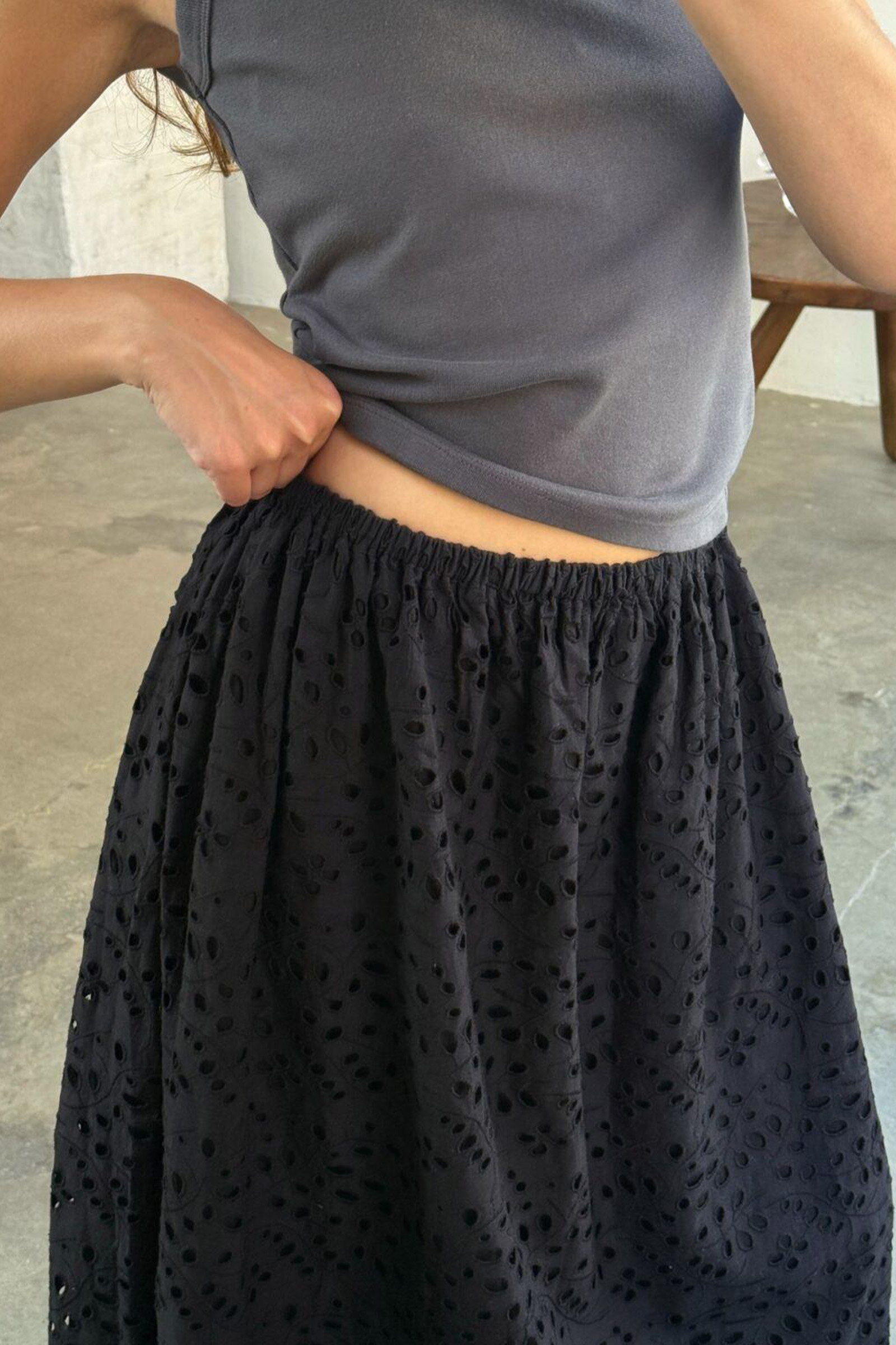 Annabel Skirt Black - Bilde 3