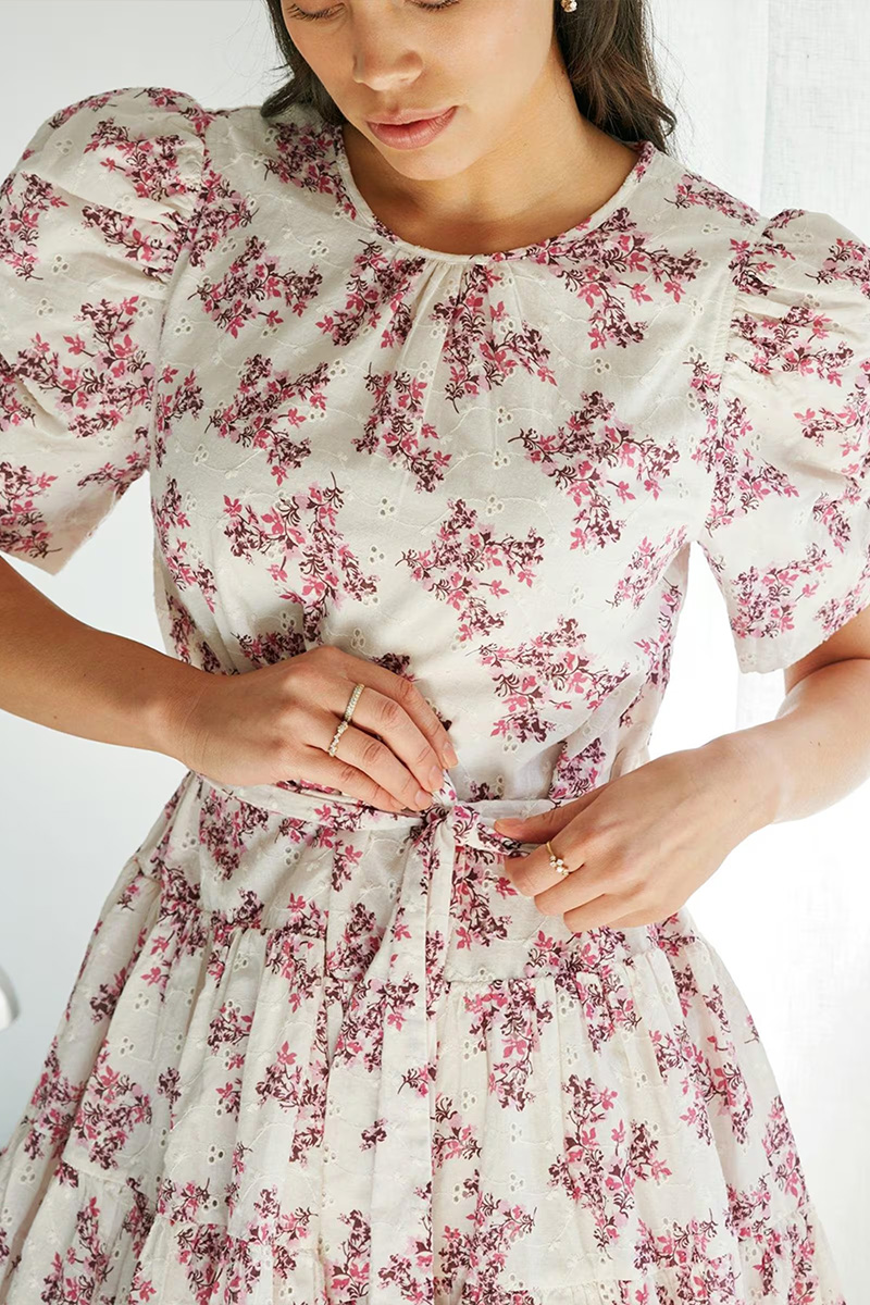 Annitas Starling Flower Dress Fuchsia - Bilde 3