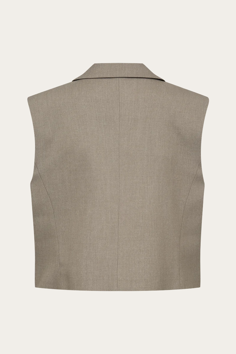 CMTailor Short Waistcoat Winter Twig Melange - Bilde 3