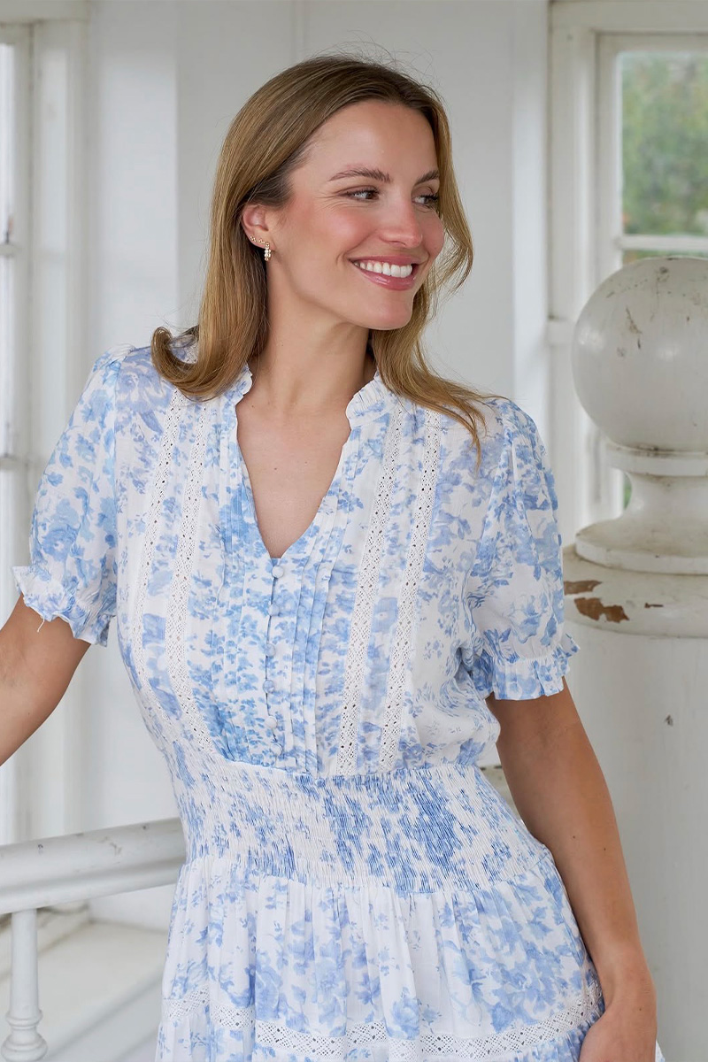 Constance Porcelain Dress Light Blue - Bilde 2