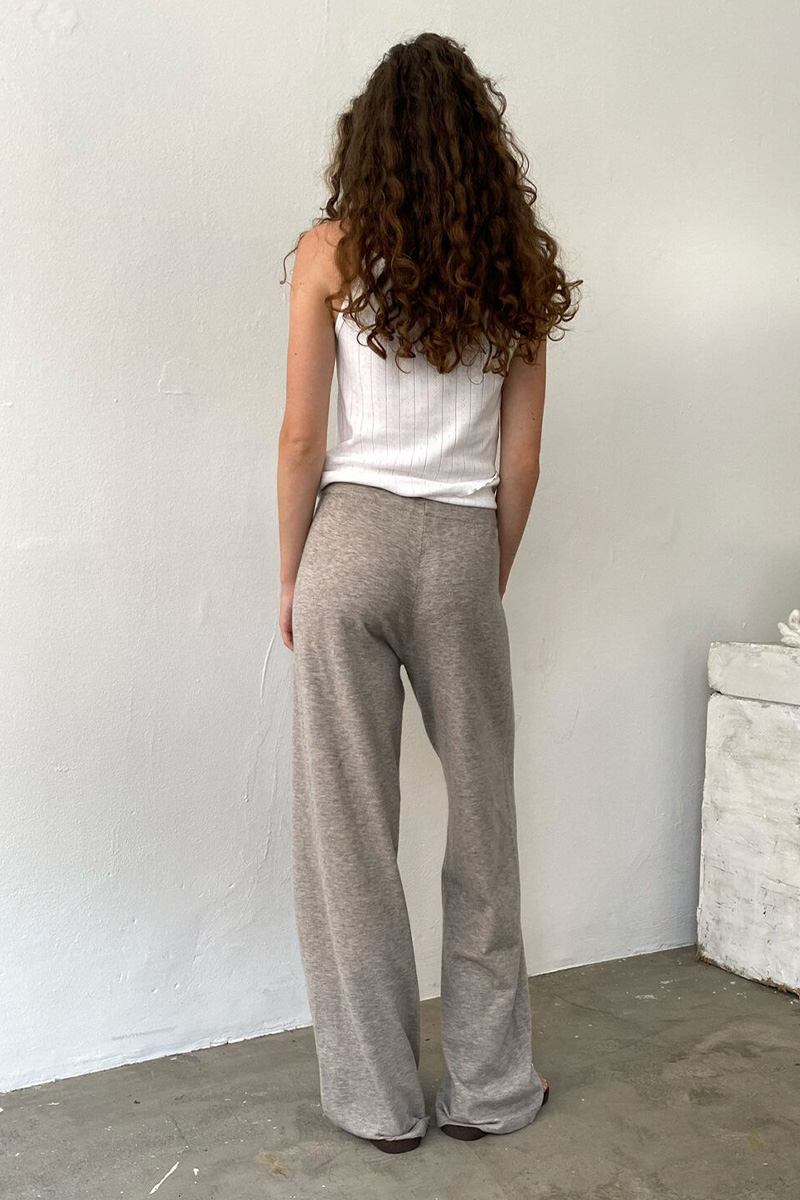 Geifa Knit Pant Beige - Bilde 2