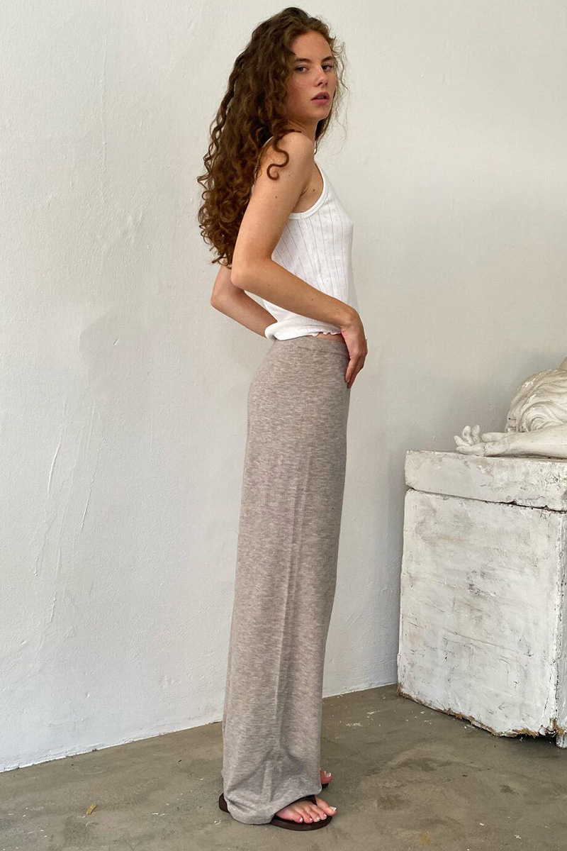 Geifa Knit Pant Beige - Bilde 4