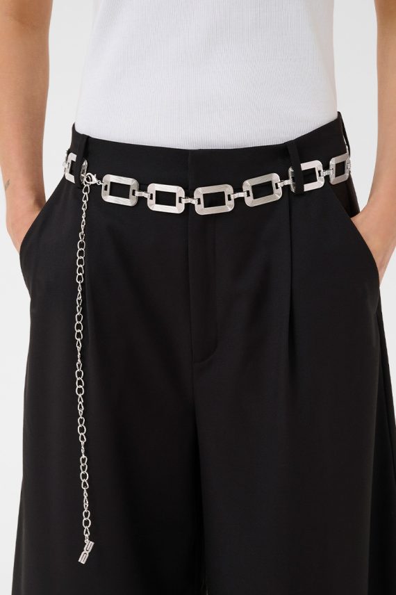 GZChannie Chain Belt Silver