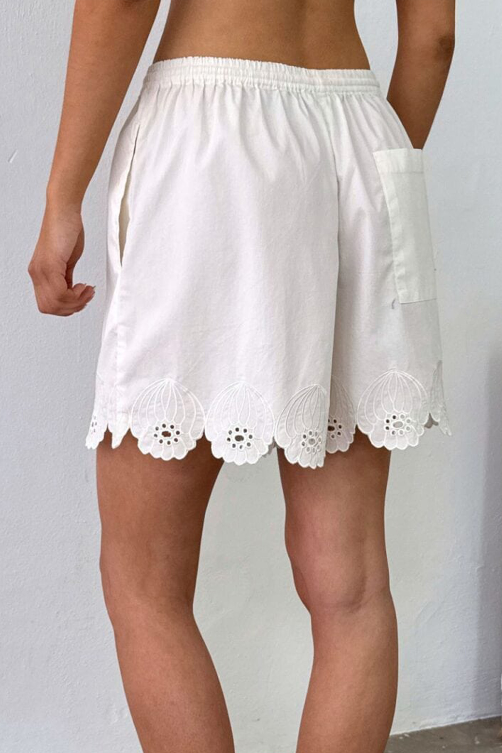 Saga Shorts Offwhite - Bilde 3