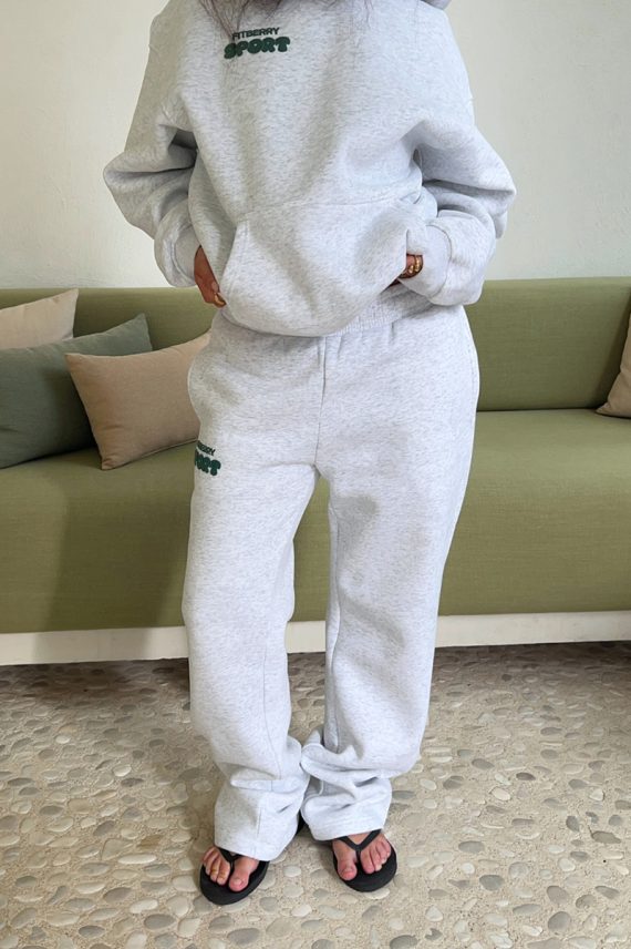 Summer Edition Straight leg Joggers Light Grey