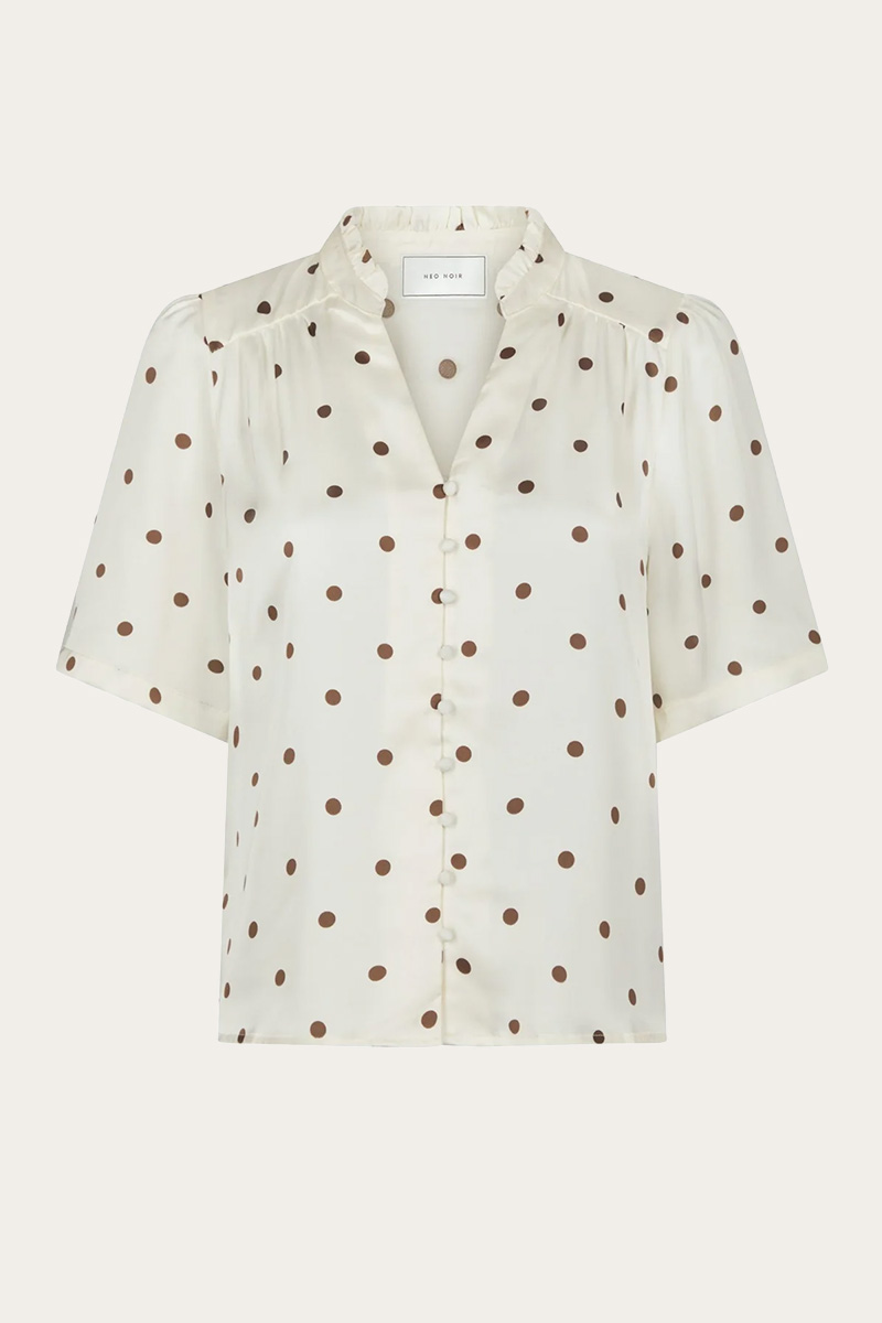 Torana Dotted Blouse Creme - Bilde 2