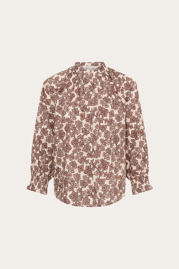AlmeriPW Shirt Mole Leaf Print