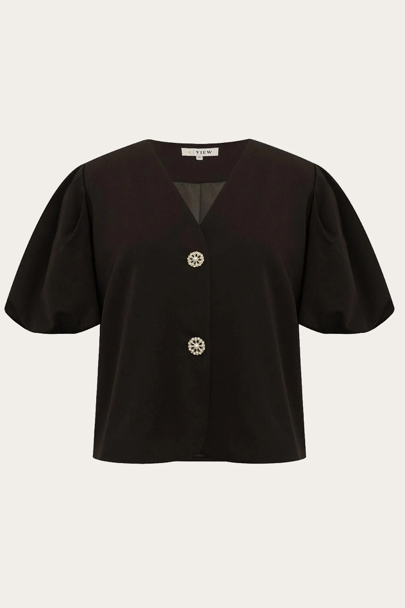 Christina Pearl Jacket Dark Brown - Bilde 3