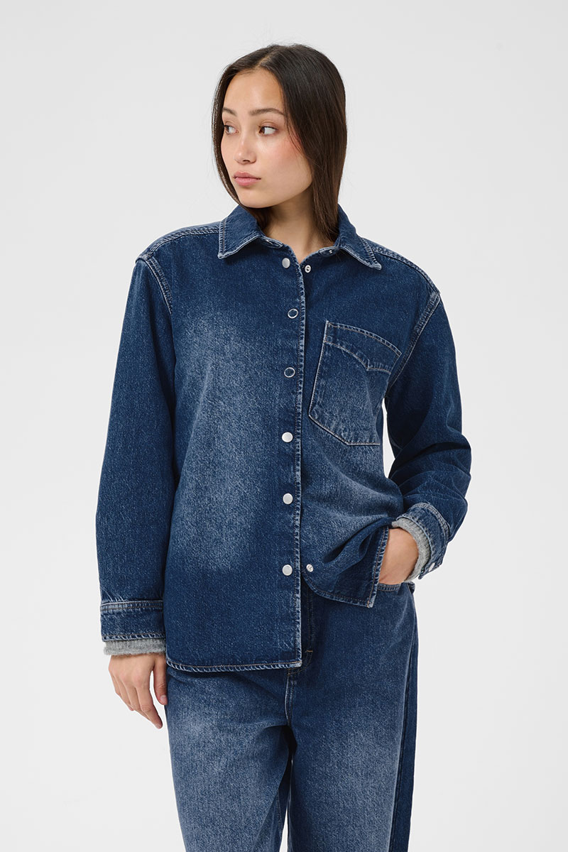 CorneliePW Jacket Medium Dark Blue - Bilde 5