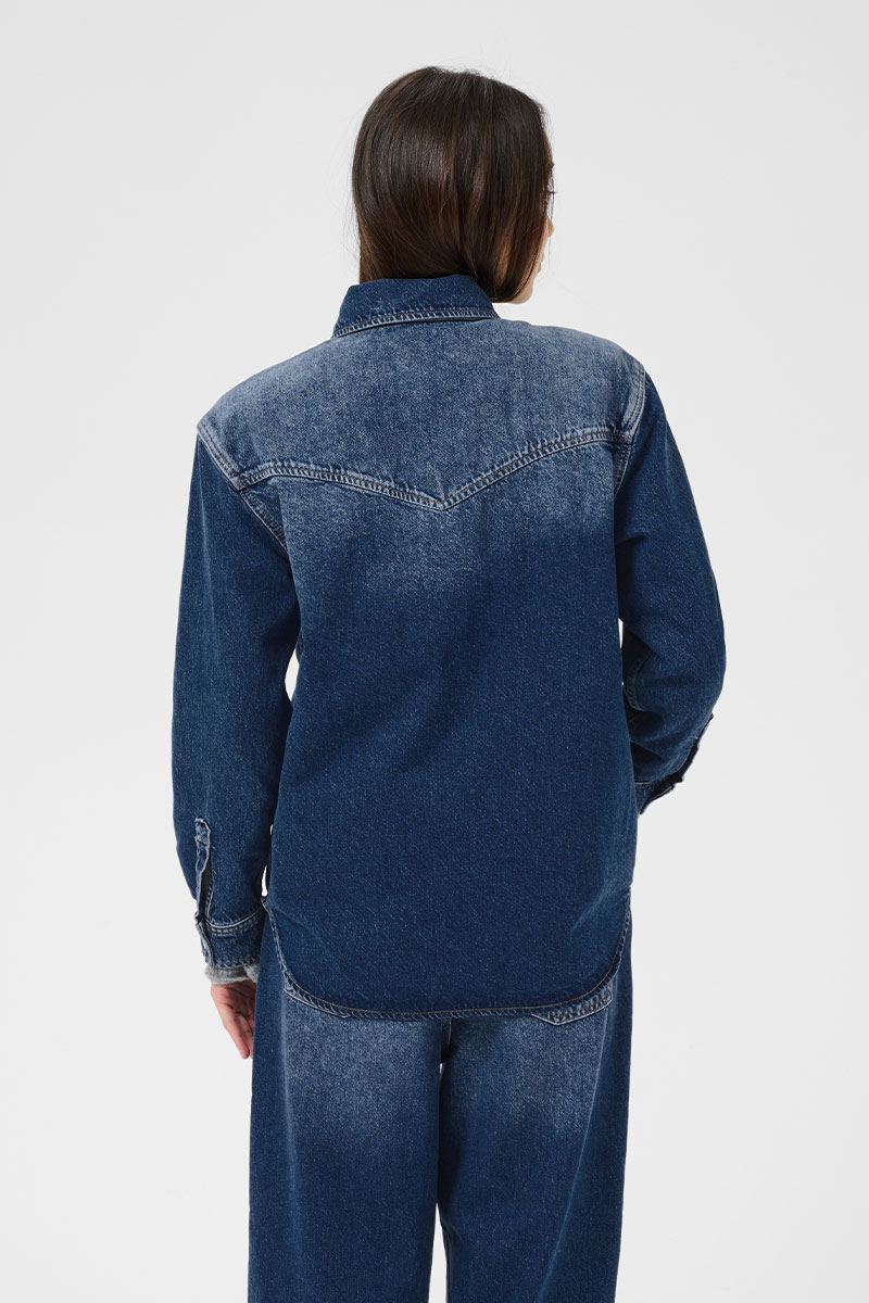 CorneliePW Jacket Medium Dark Blue - Bilde 4