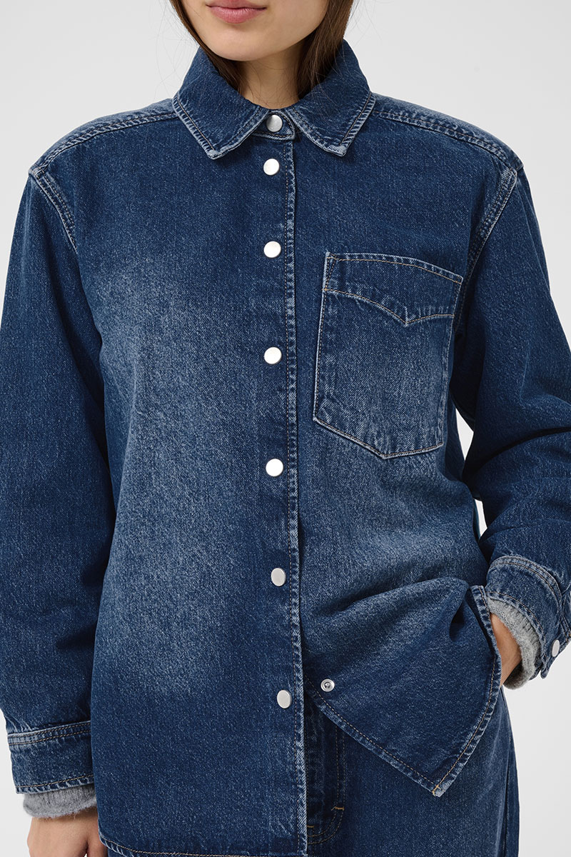 CorneliePW Jacket Medium Dark Blue - Bilde 2