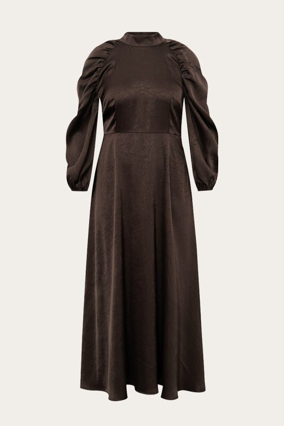 Ferina Dress Dark Brown