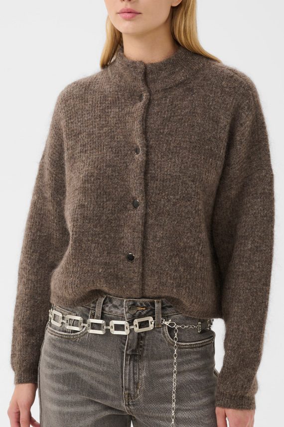 GZDebbie Cardigan Chestnut Melange