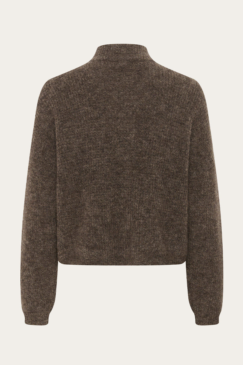 GZDebbie Cardigan Chestnut Melange - Bilde 5