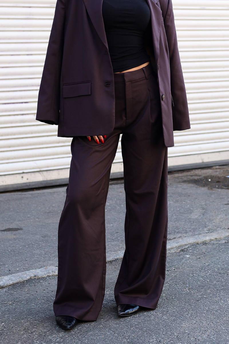GZPaula MW Pants Deep Plum