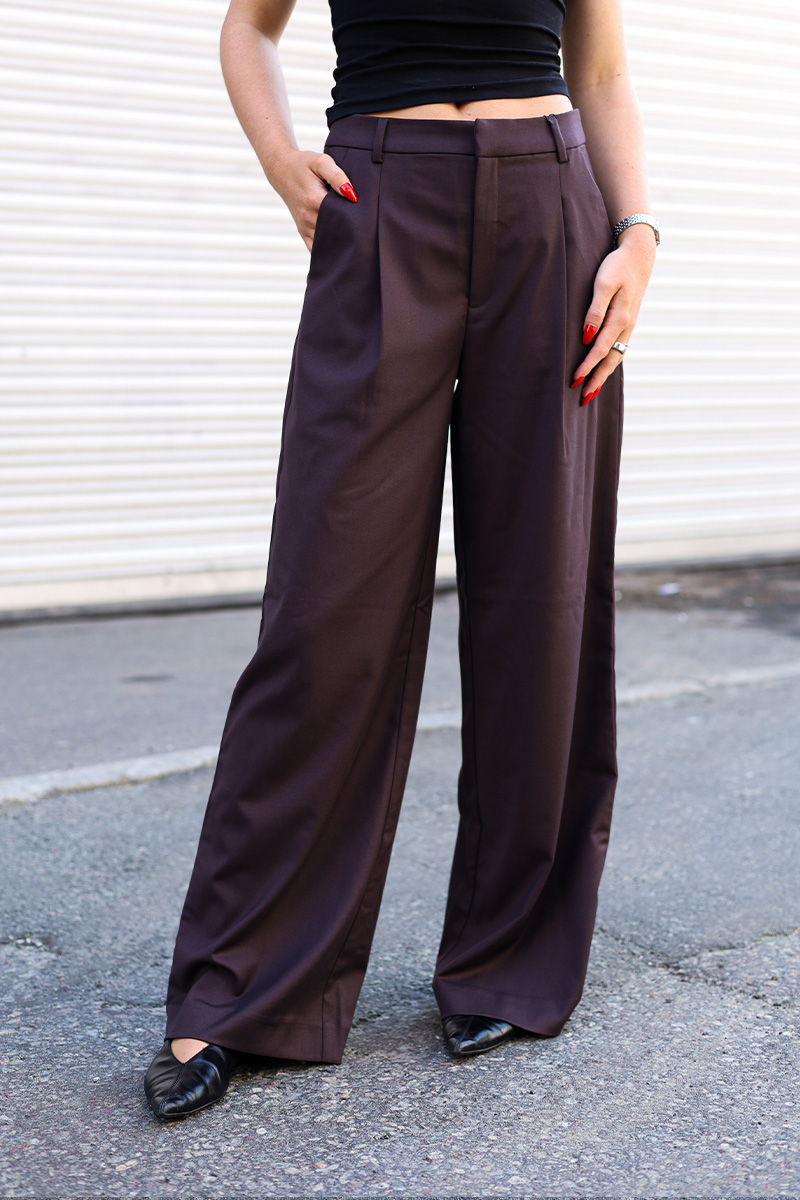 GZPaula MW Pants Deep Plum - Bilde 3