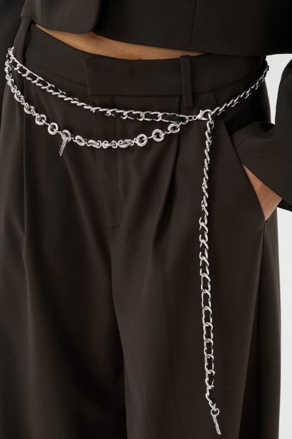 GZZinnia Chain Belt Silver