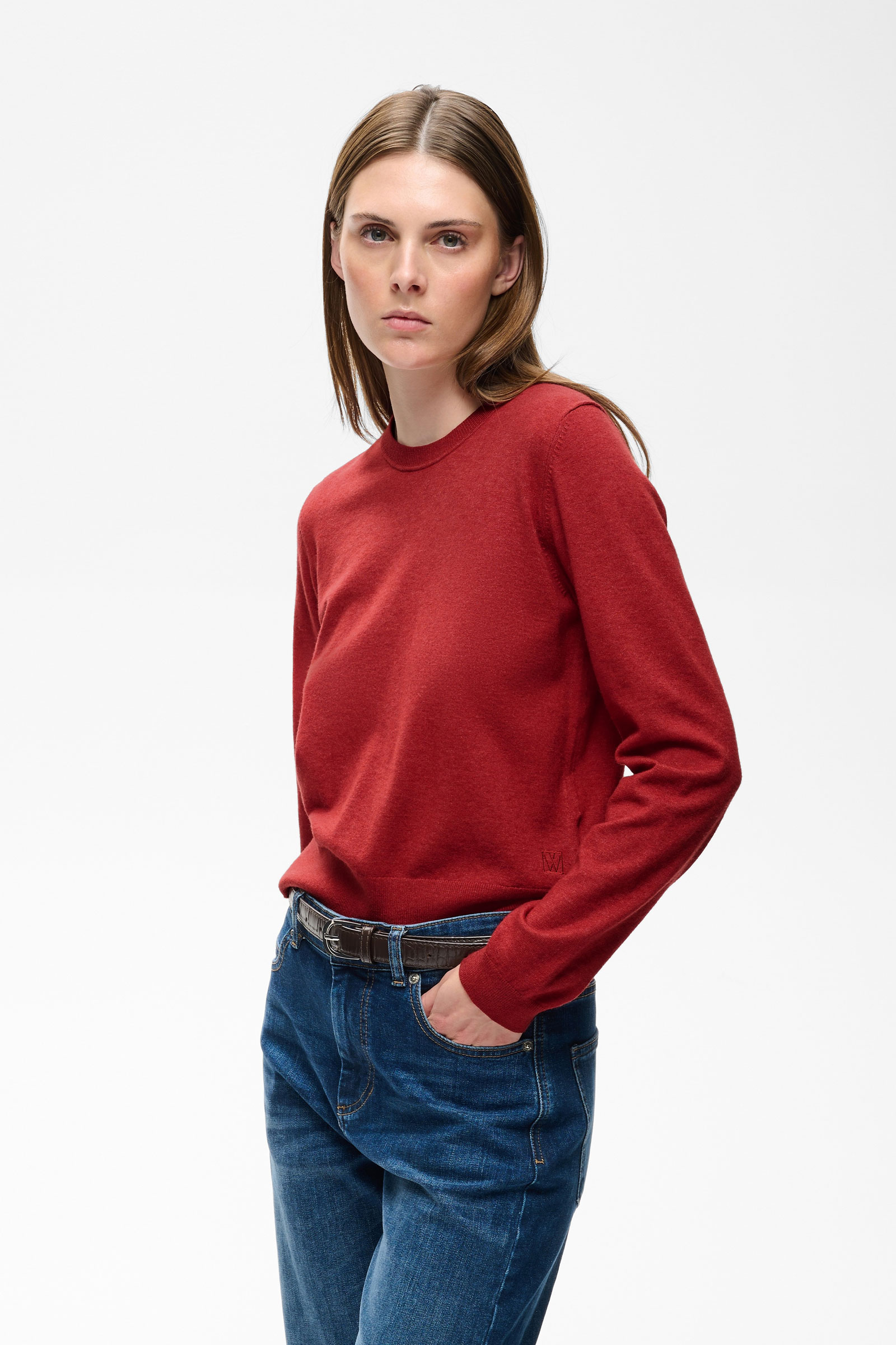 KellsieIW LS Pullover Red Ochre - Bilde 4