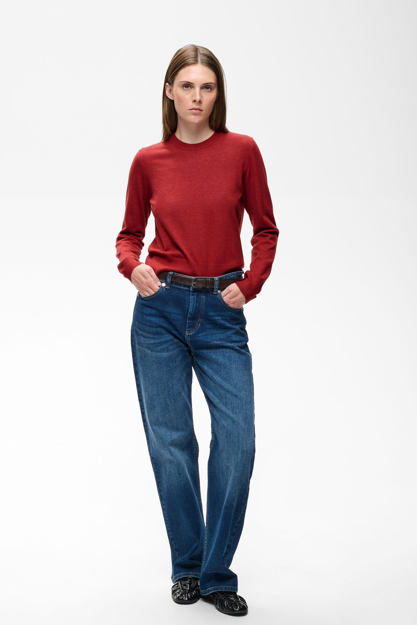 KellsieIW LS Pullover Red Ochre - Bilde 3