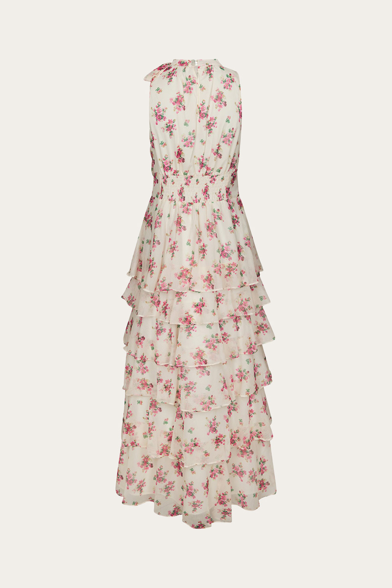 Marli Amazing Chiffon Rose Dress Rose - Bilde 5