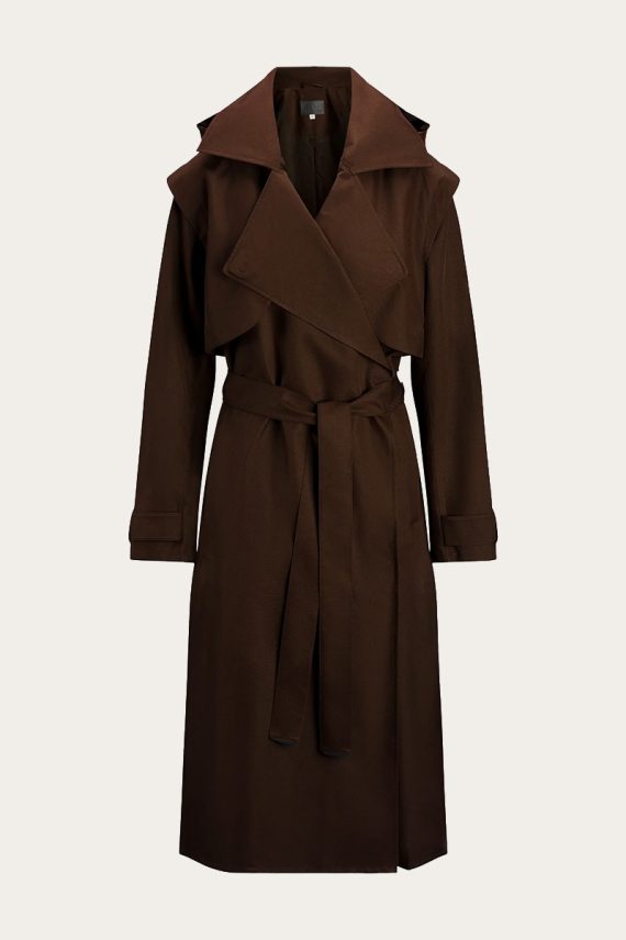 Regndråpe Trench Coat Brown