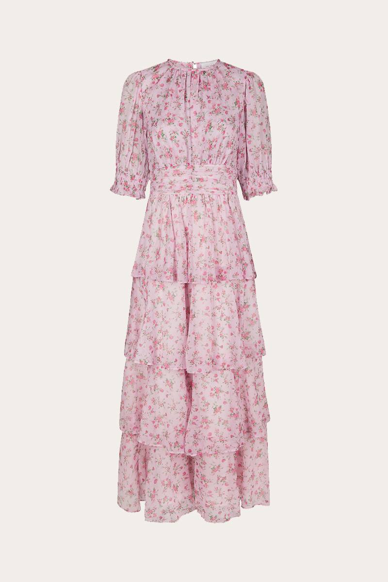 Sable Meadow Printed Dress Light Pink - Bilde 4